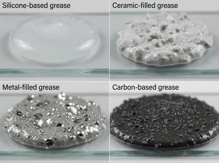 familles de graisses thermiques