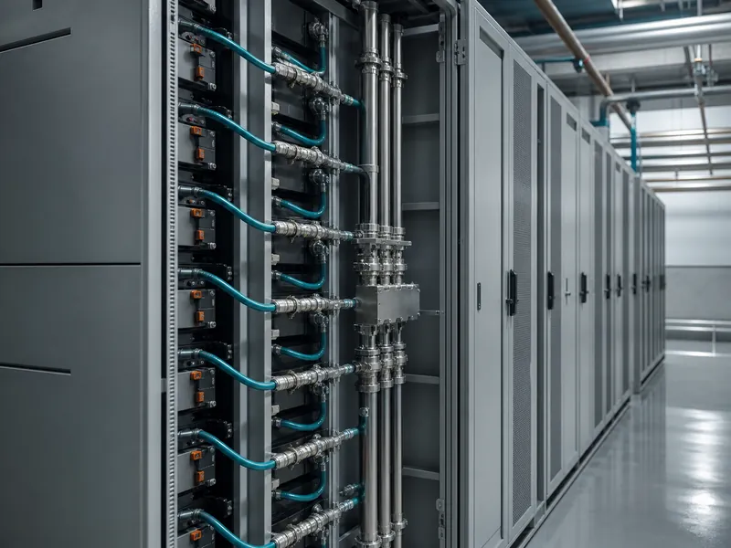 Industrielles Energiespeichersystem mit Flüssigkeitskühlung, optimiert für Wärmemanagement und Zelltemperaturhomogenität