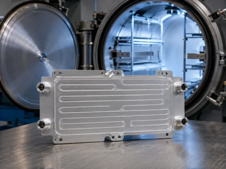 Aluminium vacuum brazing hero: a flux-free brazed aluminum liquid cold plate for an EV battery pack