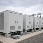 Gehäuse für im Freien einsetzbare Batteriespeichersysteme im Versorgungsmaßstab, dimensioniert nach Betriebszyklus und Standortvorgaben